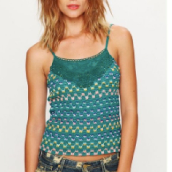 Free people crochet tank - Picture 1 of 4